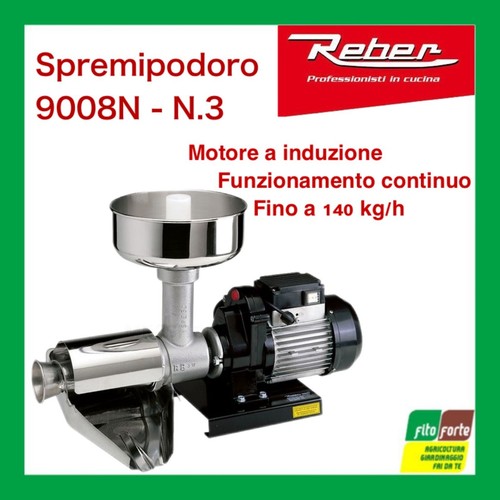 Reber spremipomodoro elettrico - spremipomodoro,